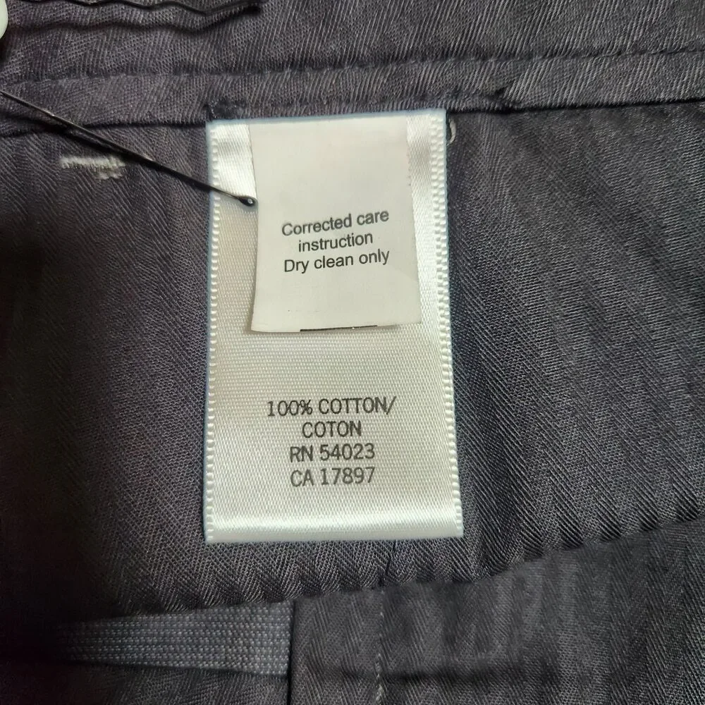 Banana Republic Dress Pants Men 36(37)X30 Gray Tailored